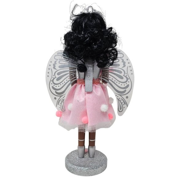 Ethnic Pink Heart Princess 14" Wood Nutcracker -  Gift - Picture 3 of 4